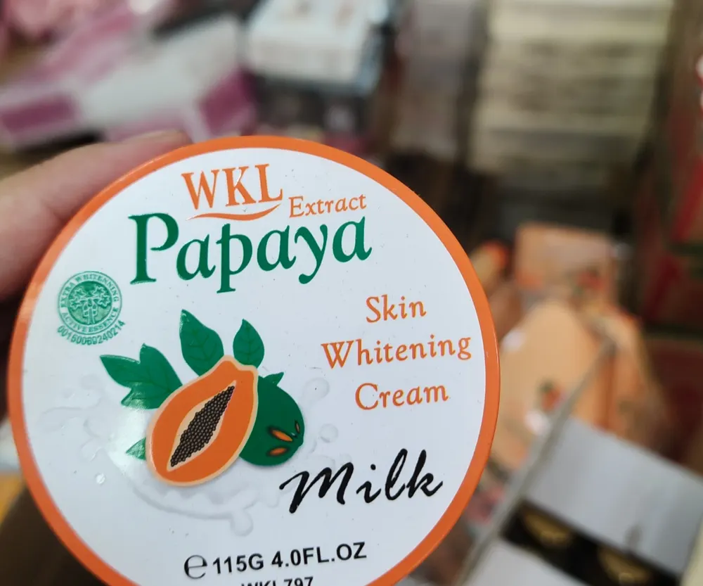 Crème Éclaircissante Peau Papaye et Lait WKL 115 g