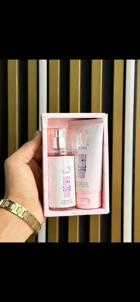 Coffret Beauté LAYA Brume Parfumée et Lotion Corps Rose