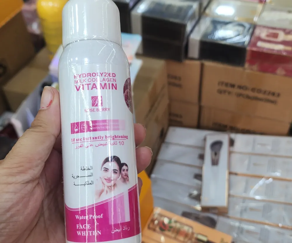 Spray Éclaircissant Visage Rose Berry Hydrolyzed Milk Collagen