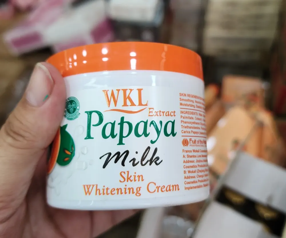 Crème Éclaircissante Peau Papaye et Lait WKL 115 g