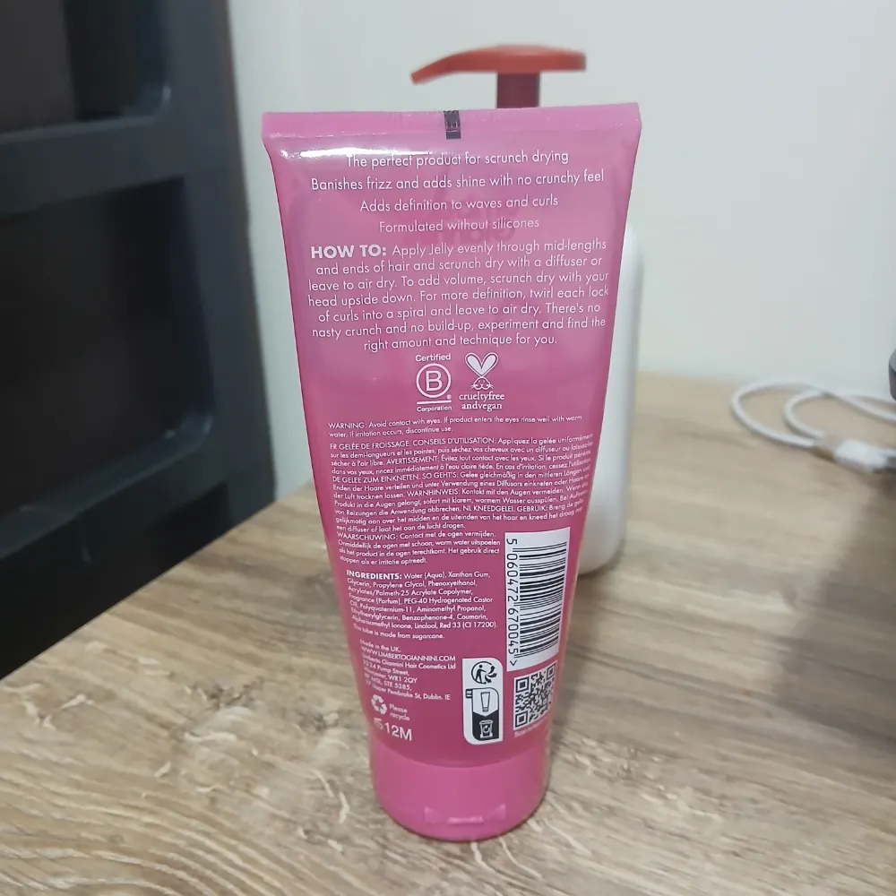 Umberto Giannini Curl Jelly Gelée de Froissage Cheveux Bouclés 200ml